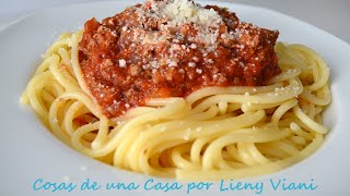 Como hacer la Salsa Boloñesa o Bolognese de la Abuela [upl. by Marley825]