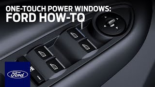 OneTouch Power Windows  Ford HowTo  Ford [upl. by Sivar958]