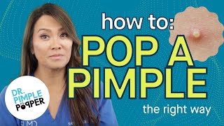 How to Pop a Pimple the RIGHT Way  Dr Pimple Popper  SLMD Skincare [upl. by Barr]