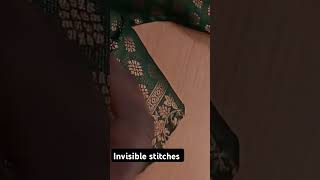 Invisible blouse stitches invisible stitches motivational speech [upl. by Raman58]