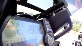 2010 Ducati Multistrada 1200S topspeed trial [upl. by Faux]