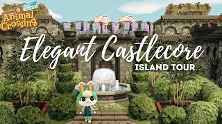 Elegant Castlecore Island Tour  Animal Crossing New Horizons [upl. by Atikram605]