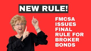 New FMCSA ruling for Brokers [upl. by Anelrahs]