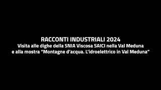 Visita alle dighe della Snia 20 ottobre 2024 [upl. by Seaton42]