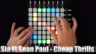 Sia  Cheap Thrills ft Sean Paul Treave Laces Remix  Launchpad MK2 Collab With Kempsys [upl. by Erdnoid769]