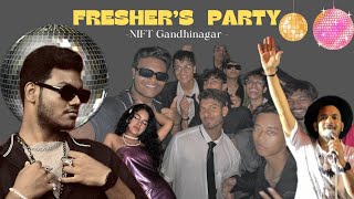 Freshers Party At Nift  Freshers 2023 vlog🪩🍻 [upl. by Eeclehc345]