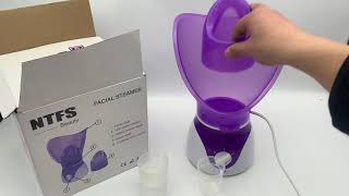 No014 ntfs facial steamer NTFS618 I Tried The Cheapest Facial Steamer [upl. by Farrica]