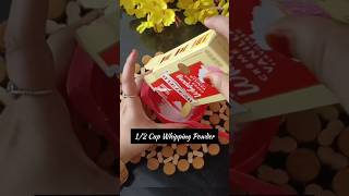 How To make Whipping Cream From Whipping Powder shorts homemade [upl. by Alemahs]