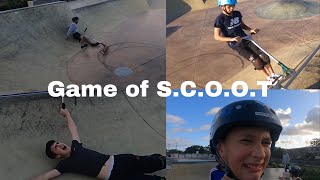 Game of SCOOT with the boys at Rockdale skatepark [upl. by Foushee703]