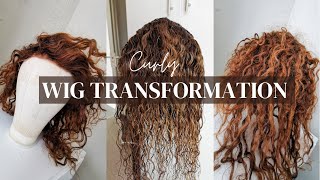 How to ReviveRestore old curly wig in under 25 minutes [upl. by Sparhawk]