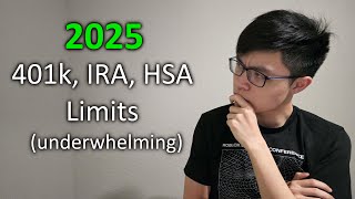 The 2025 IRS Retirement Account Contribution Updates Werent Great [upl. by Nosaes]