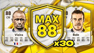 30x MAX 88 ICON PACKS 🚨 FC 25 Ultimate Team [upl. by Hogue]