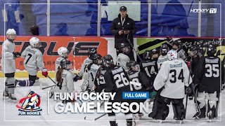 FUN HOCKEY GAME LESSON FULL GAME 20241104 [upl. by Zetrok574]