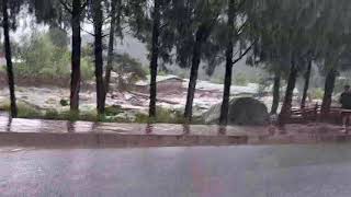 Flood from Dechenling Thimphu [upl. by Aihtniroc]