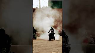 Extreme Burnout on Kawasaki 636 [upl. by Henderson]