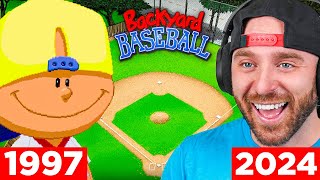 I Played Backyard Baseball 27 Years Later And It Was Amazing [upl. by Eseilana348]