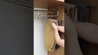 Foldable hanger for clothes  homefinds [upl. by Aimahc]