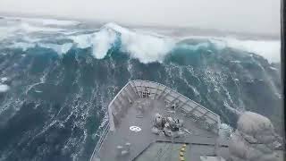 Ships in Storms  10 TERRIFYING MONSTER WAVES Hurricanes amp Thunderstorms at Sea [upl. by Zicarelli]