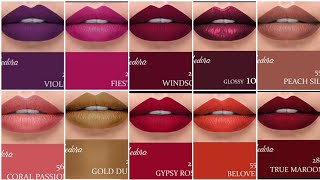 Medora Lipstick Shade And Number Medora Lipstick Colours Medora [upl. by Lertnom]