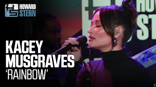 Kacey Musgraves “Rainbow” Live on the Stern Show [upl. by Mellitz904]