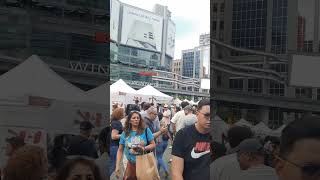 YongeDundas Square today Toronto [upl. by Hildick]