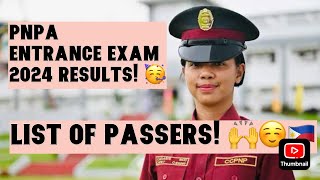 PNPACAT Passers 2024 PNPA Entrance Exam passers [upl. by Nirad]