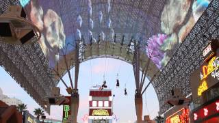 New SlotZilla Zip Line in Downtown Las Vegas [upl. by Mayes]