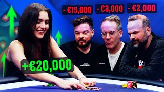 How Alexandra Botez Keeps MAKING MONEY from the PROS  S1 E5  Mystery Cash Challenge  PokerStars [upl. by Brooke]