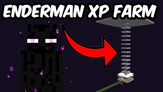 Minecraft Enderman XP Farm 1202  BEST DESIGN [upl. by Schaaff456]