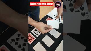 MAGICALLY PRINT BLANK CARDS  PRESTO PRINTO MAGIC TRICK cardmagictrick magictricksvideos [upl. by Ahsiekat468]