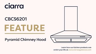 CIARRA Stainless Steel Chimney Cooker Hood 60cm CBCS6201 [upl. by Gudrun]