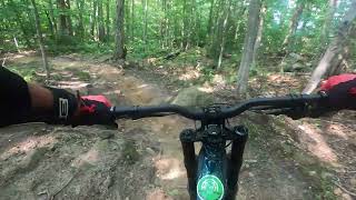 Vermont Bike Park Rabbit Hole Upper Black [upl. by Ailuy]