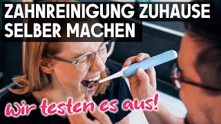 Zahnreinigung zuhause selber machen  Selbsttest [upl. by Sedruol]