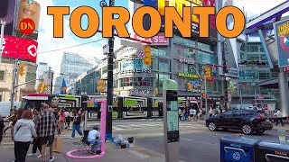 TORONTO  YONGE STREET  WORLD FAMOUS WALK  SEPT 2024 [upl. by Anitsuj]