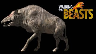 Walking With Beasts 2001  Entelodon Screen Time [upl. by Euqinomahs]