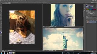 Photoshop Tutorial  9  Working with Multiple Documents [upl. by Eelnyl]