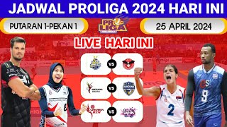 Jadwal Proliga 2024 Hari Ini ¬GIA DAN MEGAWATI MAIN HARI INI ¬PROLIGA 2024 [upl. by Adnomal]