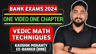 🚀 Vedic Math Calculation Techniques  Bank Exams 2024 Preparation  Career Definer  Kaushik Sir [upl. by Aelgna]