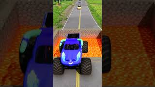 Amazing Cars vs Dangerous Lava game cars gameplay gaming automobile dangerous fire [upl. by Aicnorev272]