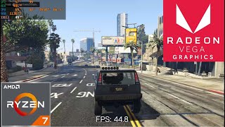 Ryzen 7 5700G GTA V Without graphics card [upl. by Ardnasela]