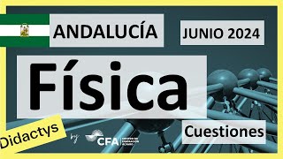 🚀FÍSICA 2024 ▶️ ANDALUCÍA✔️Examen Selectividad PEvAU [upl. by Jurkoic]