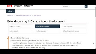 HOW TO EXTEND YOUR STAY IN CANADA AS VISITOR  SUPERVISA EXTEND YOUR STAY IN CANADA ONLINE [upl. by Cornie]