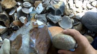 200  12 Spalling Chert Flint for Flintknapping [upl. by Lledo]