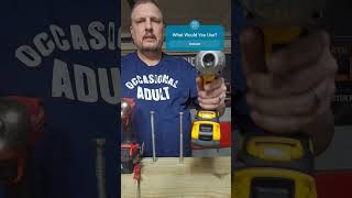 Which is Better Milwaukee Or Dewalt Impact Driver vs Impact Wrench milwaukeetools dewalt [upl. by Huei]