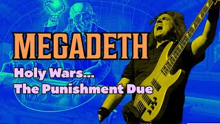 Holy Wars The Punishment Due  Megadeth  Bass Cover with Boosted Audio amp Synced TAB [upl. by Wurst291]