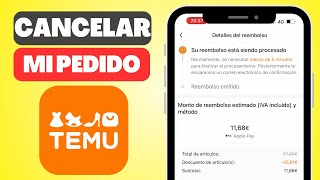 Cómo CANCELAR Mi Pedido En Temu Para Principiantes [upl. by Rogerg]
