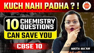 10 Most Important Questions to SCORE 2525 in Chemistry Class 10 💯 Science Revision [upl. by Kotta]