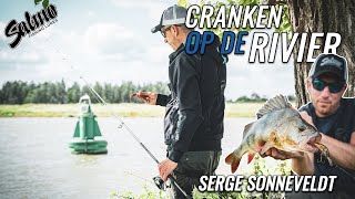 Vissen met crankbaits op de rivier  Serge Sonneveldt [upl. by Nylinnej]