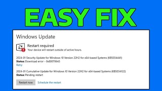 How To Fix Kb5034441 or 0x80070643 Windows Update Error [upl. by Dwyer977]