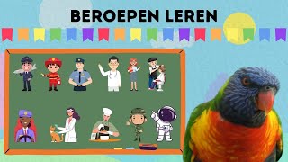 Beroepen Leren Nederlands 👩‍⚕️👮🏾🧑🏼‍🚀 Educatief Kinderfilmpje voor Peuters en Kleuters [upl. by Capps]